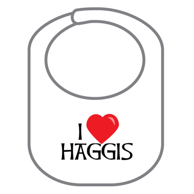 I Love Haggis -Bib