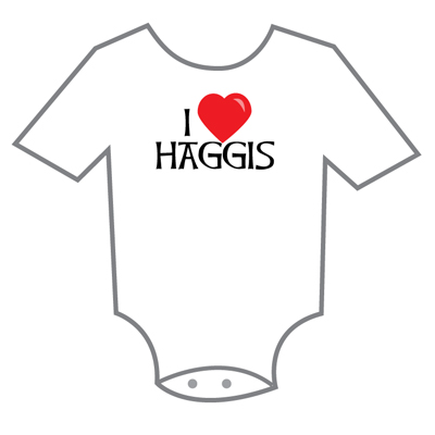 I Love Haggis -Onesie
