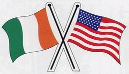 Ireland USA Sticker
