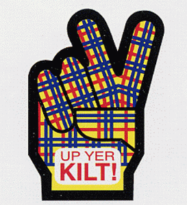 UP YER KILT Sticker