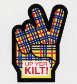 UP YER KILT Sticker