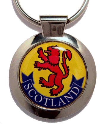 Lion Rampant Keyring