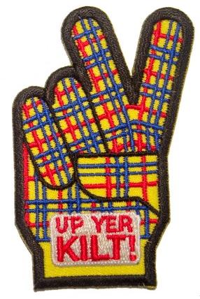 Up Yer Kilt Iron-on Patch